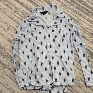 Polo Ralph Lauren Bear Print Pajama Top